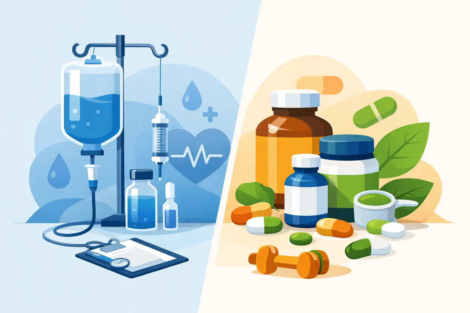IV Infusions vs Supplements: Which Fits Your Goals?